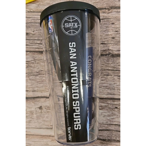 Tervis NBA San Antonio Spurs Colossal 24 oz. Tumbler W Lid New (194) - Picture 2 of 3